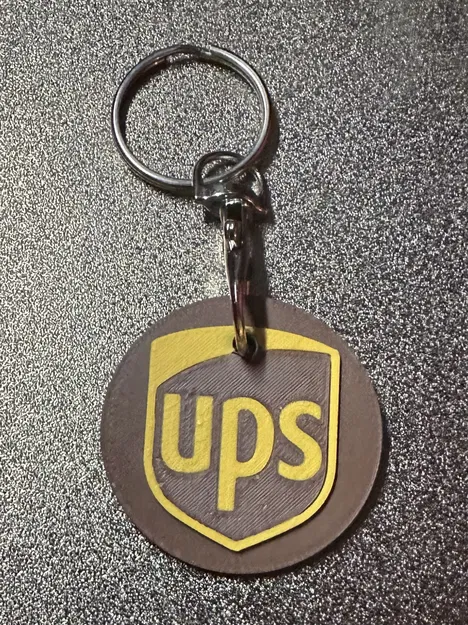 Móc khóa biểu tượng UPS thiết kế độc đáo - Image 1