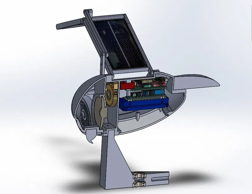 Bù nhìn năng lượng mặt trời chống lại chim - Image 18