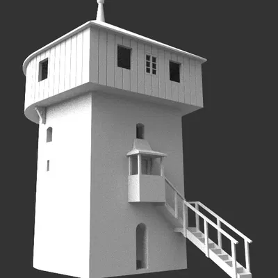 Tháp quan sát Hartenštejn từ đổ nát lâu đài 1473