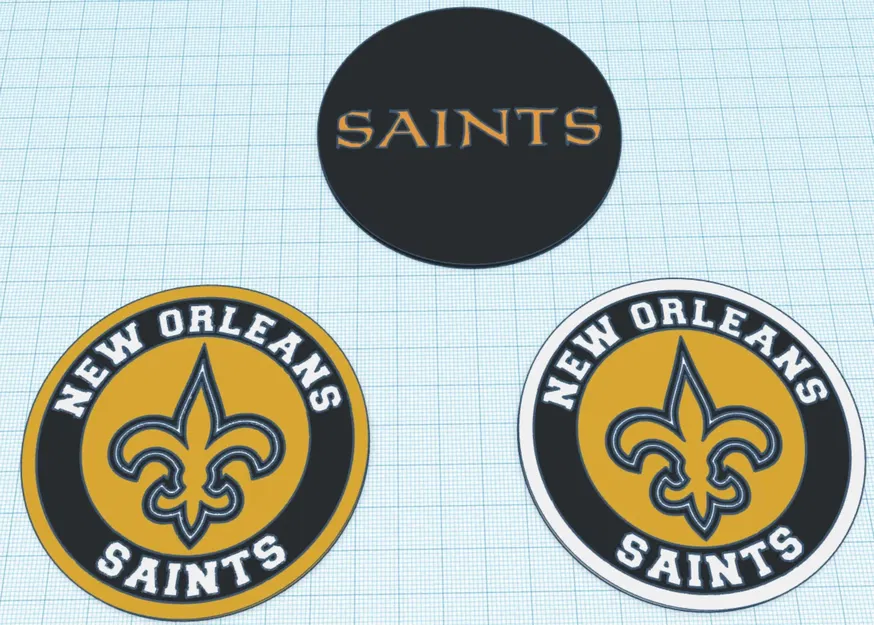 Đế ly của đội bóng NFL New Orleans Saints, thiết kế đa vật li... - Image 1
