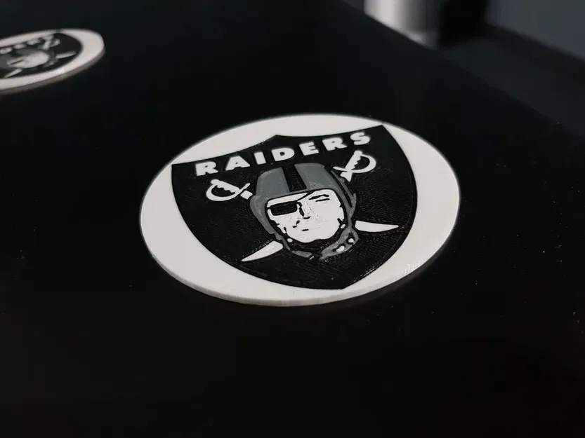 Đế lót ly đa vật liệu với biểu tượng Raiders - Image 1