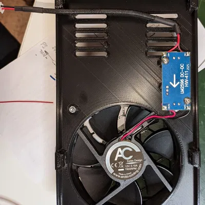 Nắp che PSU SOVOL SV06 cho quạt 92 mm và bộ chuyển đổi bước xu...