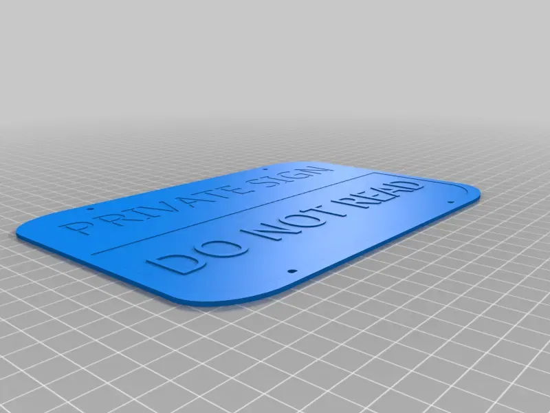 Biển báo riêng tư không đọc, có 3 màu và 2 kiểu dáng - Image 7