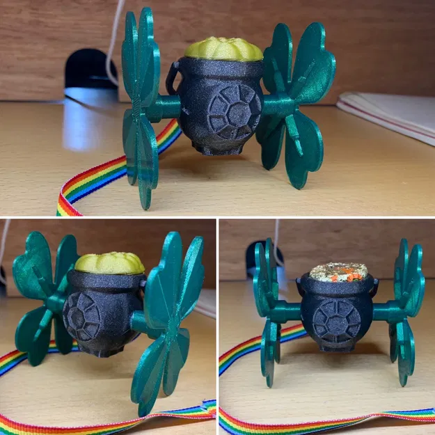 Cái nơ Clover phong cách Tie Fighter cho ngày Thánh Patrick - Image 1