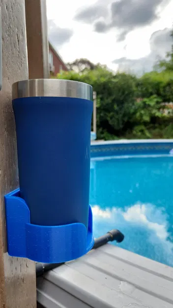 Giá đỡ cốc gắn dọc cho bể bơi - Image 1