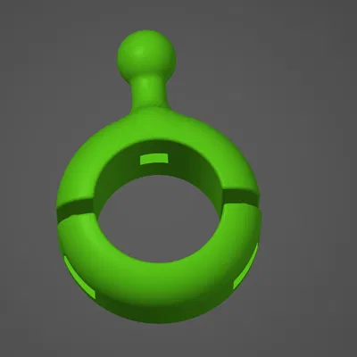 Giá đỡ điện thoại thông minh gắn trên ống lái xe đạp 17.5mm