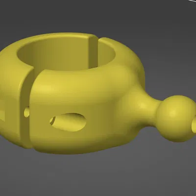 Giá đỡ điện thoại thông minh gắn trên ống lái xe đạp 17.5mm