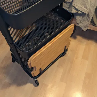 Kẹp lưu trữ mặt bàn RÅSKOG cho xe đẩy Ikea