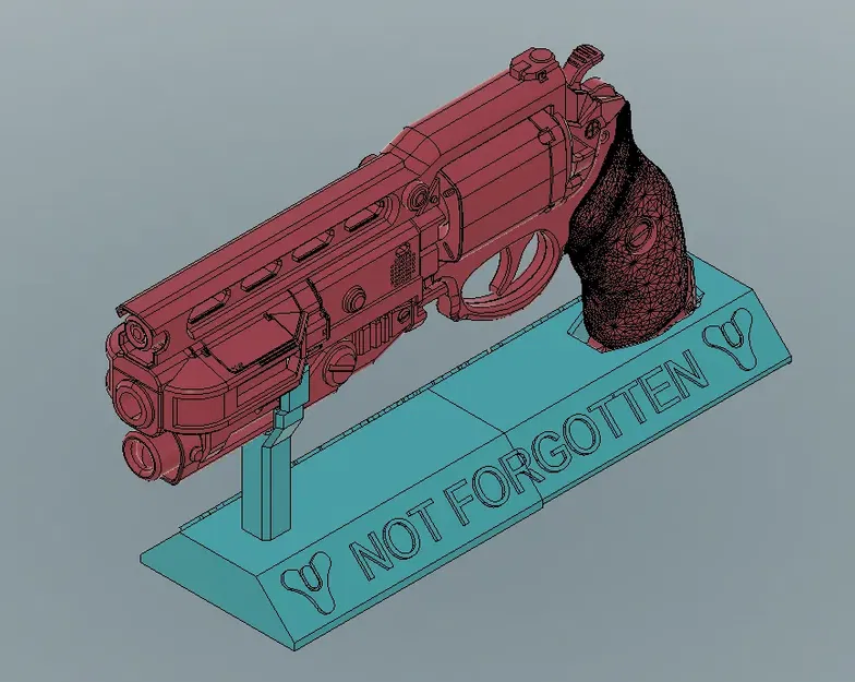 Giá đỡ trưng bày khẩu súng Not Forgotten trong Destiny 2 - Image 1