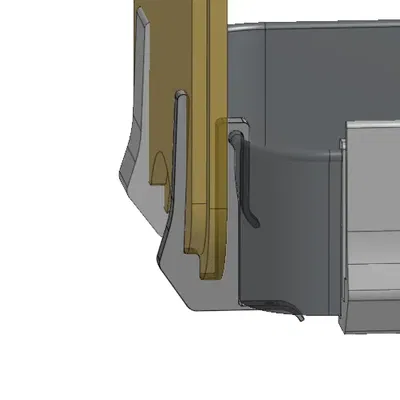 Kẹp lưu trữ mặt bàn RÅSKOG cho xe đẩy Ikea