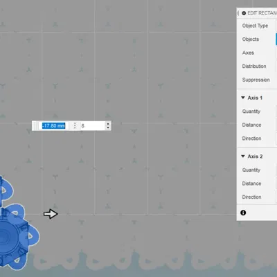 Chuỗi áo giáp NASA hình lục giác với mô hình STEP