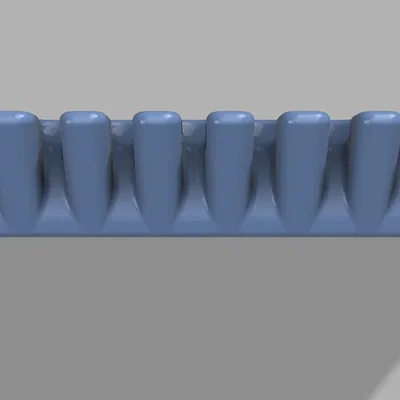 Giá đỡ dây cáp 10 khe lắp tường