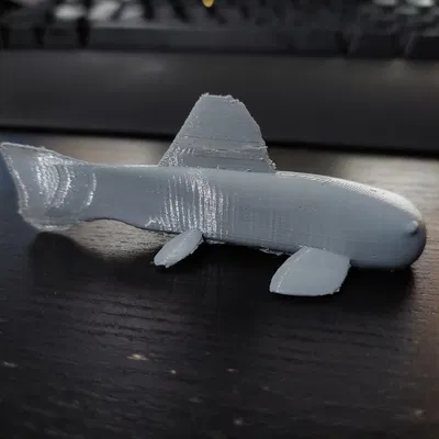 Cá panda Garra ngộ nghĩnh trong Blender