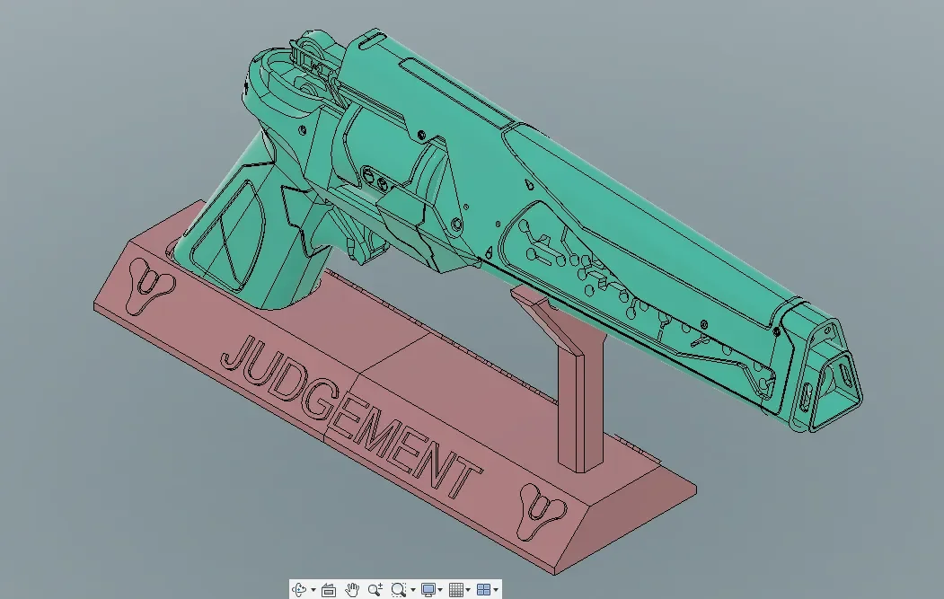 Giá đỡ trưng bày súng tay Judgement trong Destiny 2 1