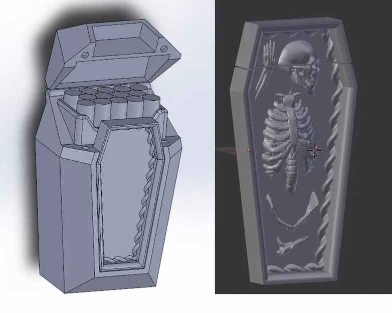 Hộp đựng thuốc lá hình quan tài - Image 4