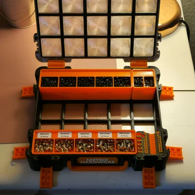 Giá đỡ Lite cho hộp lưu trữ Gridfinity của Pred