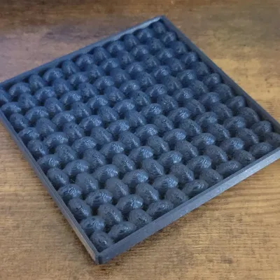 Đế lót ly vuông với họa tiết dệt đơn giản