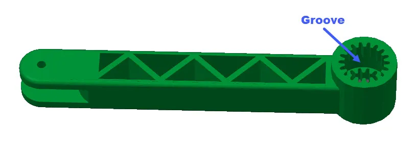 Cánh tay chính vuông có thể điều chỉnh và cánh tay dài - Image 4