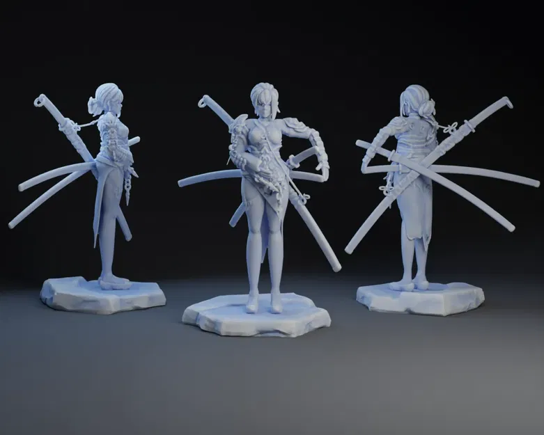 Nhân vật Samurai với thiết kế độc đáo và chi tiết - Image 1