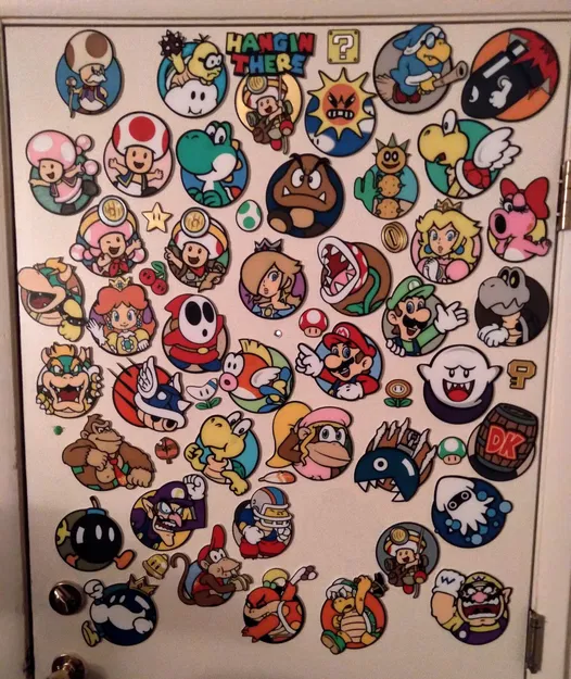 Biểu tượng Super Mario đa sắc cho in 3D - Image 1