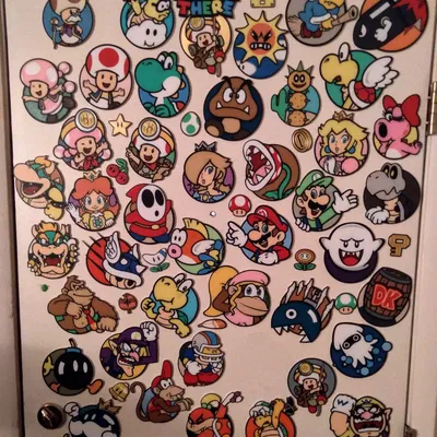 Biểu tượng Super Mario đa sắc cho in 3D