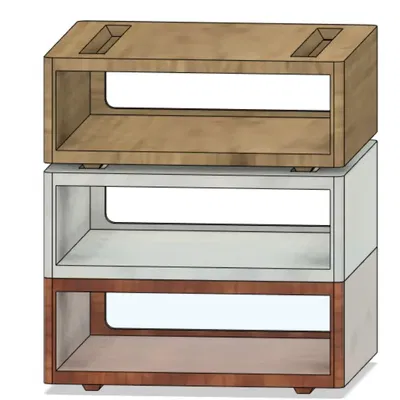 Giá đỡ đọc đĩa DVD xếp chồng tiện lợi