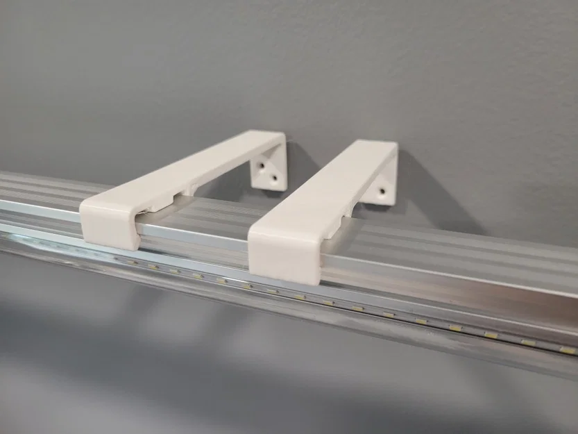Giá đỡ lắp đặt đèn LED T8 góc 90 độ cho cửa hàng - Image 3