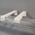 Giá đỡ lắp đặt đèn LED T8 góc 90 độ cho cửa hàng - Thumbnail 3