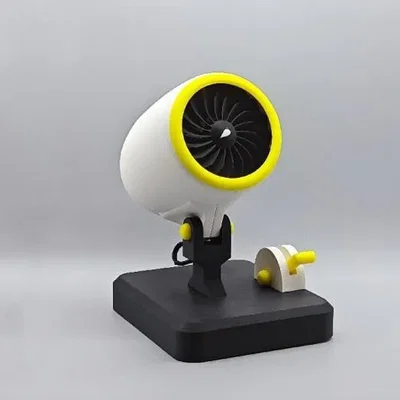 Mô hình động cơ turbofan đa năng cho máy sấy tóc và lọc khói