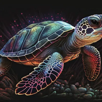 Rùa biển Hueforge với kỹ thuật in filament