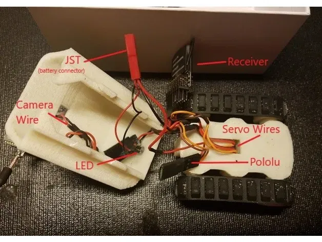 Xe tăng FPV điều khiển từ xa nhỏ gọn với bánh xe Lego - Image 12