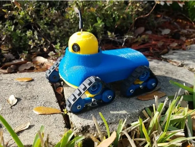 Xe tăng FPV mini với tháp pháo điều khiển servo - Image 2