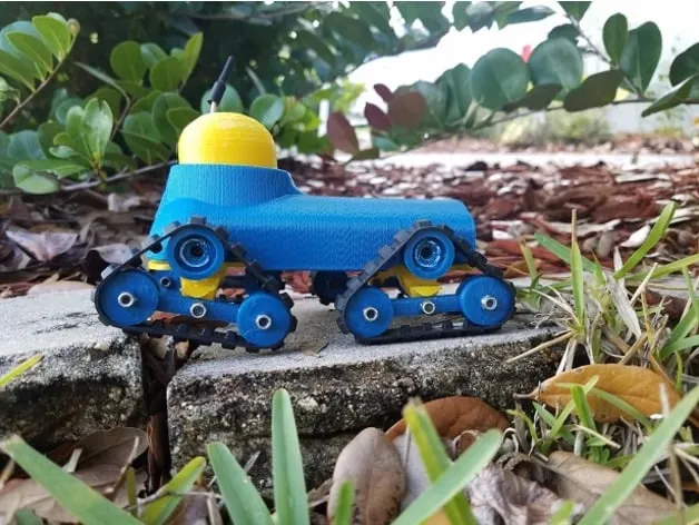 Xe tăng FPV mini với tháp pháo điều khiển servo - Image 3