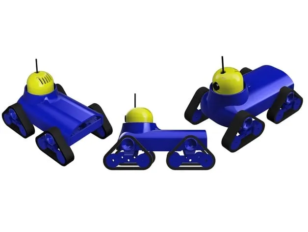 Xe tăng FPV mini với tháp pháo điều khiển servo - Image 5