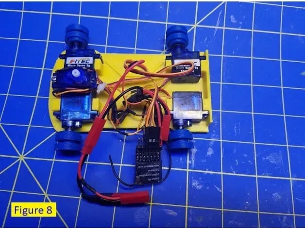 Xe tăng FPV mini với tháp pháo điều khiển servo - Image 13