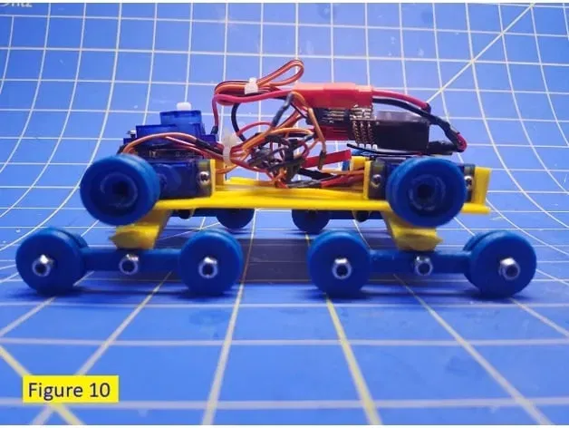 Xe tăng FPV mini với tháp pháo điều khiển servo - Image 15