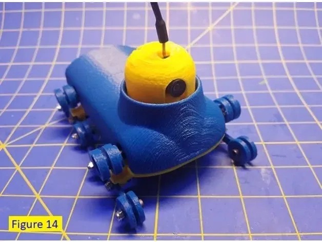 Xe tăng FPV mini với tháp pháo điều khiển servo - Image 19