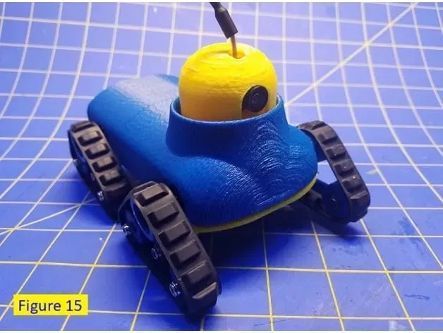 Xe tăng FPV mini với tháp pháo điều khiển servo - Image 20