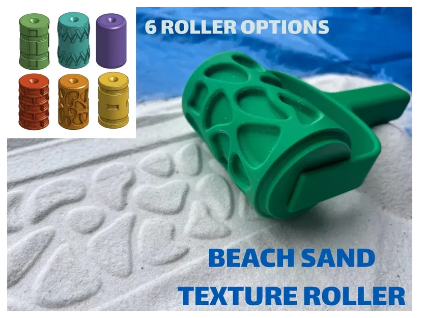 Con lăn tạo kết cấu cát biển cho lâu đài cát - Image 1