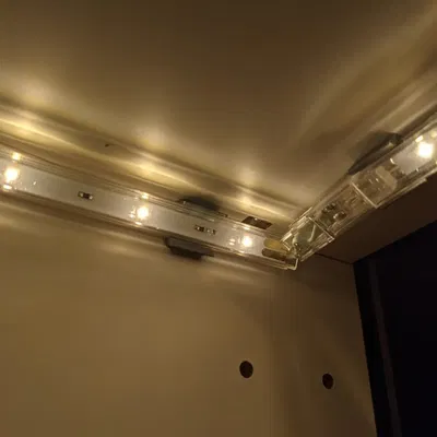 Kẹp góc cho đèn LED IKEA Ledberg phiên bản cứng