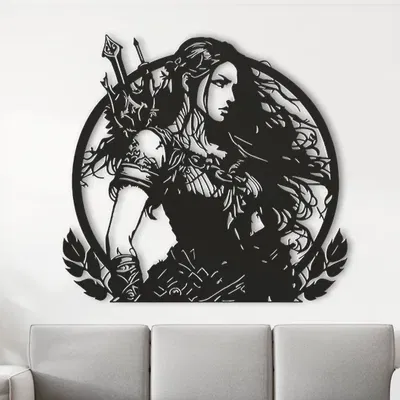 Mô hình Valkyrie nghệ thuật treo tường 3D