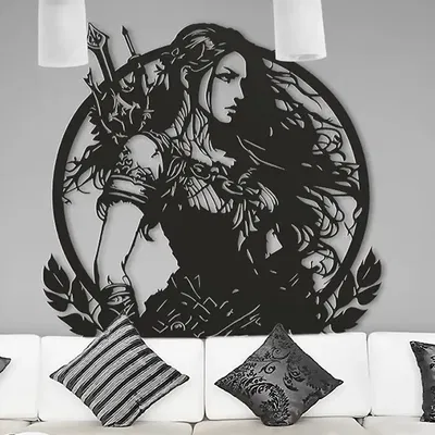 Mô hình Valkyrie nghệ thuật treo tường 3D