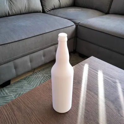 Mô hình chai bia chi tiết cho máy in 3D