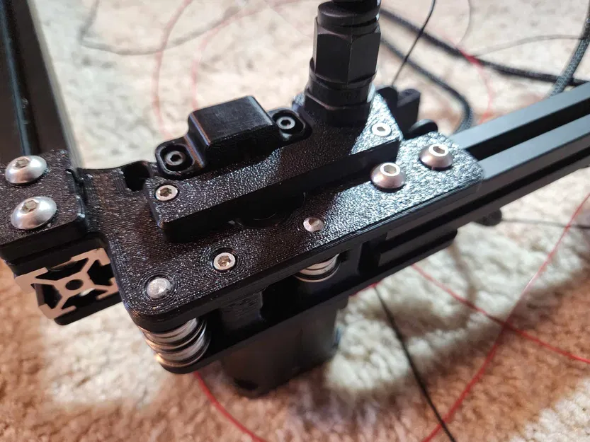 Giá đỡ PG7 Voron 2.4 với hệ thống quản lý dây điện và endstop - Image 4