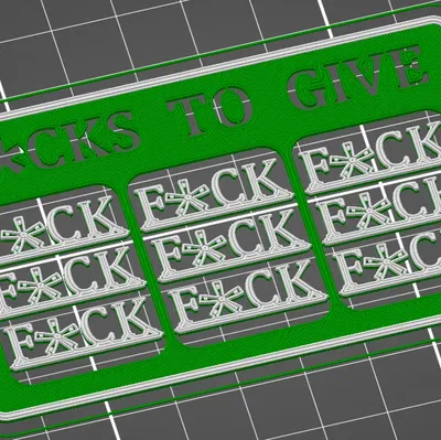 Ví danh thiếp F*cks với màu sắc độc đáo