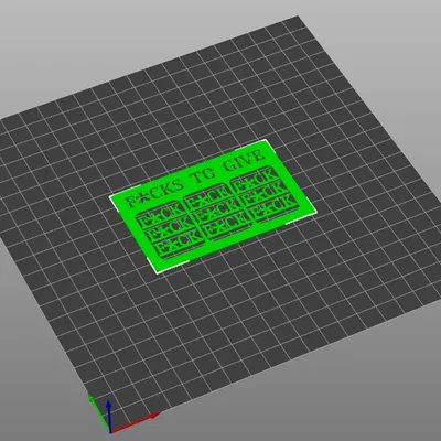 Thẻ ví 'F*CKS TO GIVE' với 9 F*CK để tặng