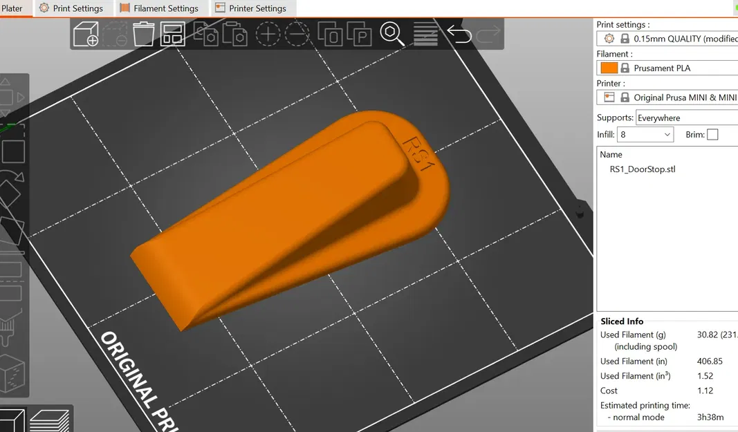 Bộ chặn cửa RS1 thiết kế nguyên bản, mượt mà - Image 1