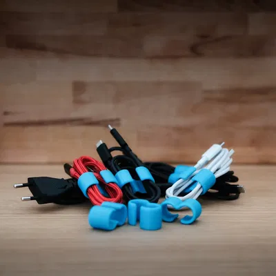 Kẹp dây cáp - Giải pháp tổ chức dây cáp dễ in