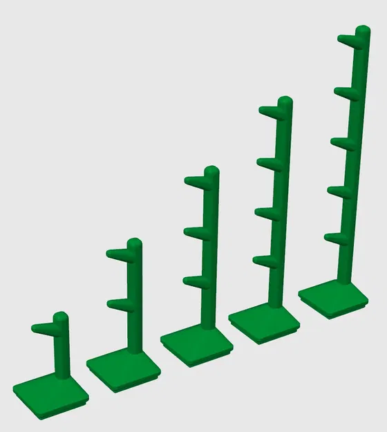 Giá đỡ nhẫn Gridfinity 1X1 sang trọng và hiện đại - Image 1