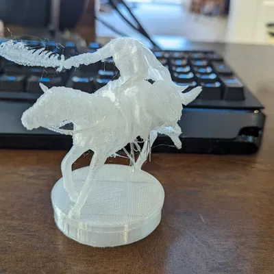 Người cưỡi ngựa Baba Yaga không đầu cho Halloween